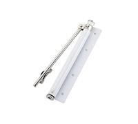 Abridor de puerta automático Cierrapuertas de acero inoxidable Cierrapuertas simples for el hogar con resortes ajustables y cierrapuertas de luz de amortiguación automática(3)