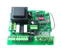 Abridor de puerta automático, Controlador de tarjeta electrónica placa circuito operador Motor abridor puerta oscilante automático 220VAC for Dual(Kit 3)
