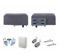 Abridor de puerta automático, Peso de carga 400 kg por hoja Abridor puerta automático articulado for operador batiente for uso residencial y comercial(Kit 3)