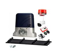 Abridor de puerta corredera con 3 de nylon Bastidores, Roller Gate Motor, diapositivas automática Puerta Kit de Operador de Valla calzada hasta 1800lbs(Kit h 3m rack)