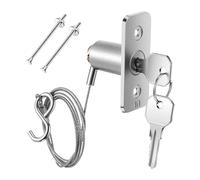 Abridor de puerta de garaje de acero inoxidable para emergencias, sistemas de anulación manual con cuerda de alambre compatible con herrajes para puertas