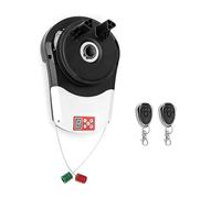 Abridor De Puerta De Garaje Enrollable De Alta Resistencia 800N, Motor De Persiana Enrollable Eléctrico Con 2 Controles Remotos, Operador Automático De Puerta De Garaje For Uso Doméstico Y Comercial