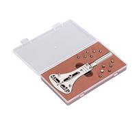 Abridor de reloj de 3 puntos Caja trasera Removedor de tornillos de batería Herramienta de reparación de relojes de pulsera de acero inoxidable Llave universal para profesionales