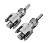 Abridor de rosca de tubo - Cortador de rosca de tubo de 1/2 pulgadas y 3/4 pulgadas | Herramienta de enhebrado interno externo integrado, abridores de rosca de tubos de fontanería, equipo de fijación