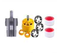 Abridor de rosca interno de tubería de agua - Troquel eléctrico de rosca de 4/6 puntos de 1 pulgada para tubos de PVC y metal, herramienta de roscado de agujero interior para ciruela (B)