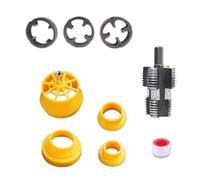 Abridor De Rosca Orificio Interior Tubería Agua Doble Cabezal Herramienta Roscado Orificio Interior Tubería Agua Válvulas Conector Grifo Reparación Plomería