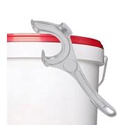 Abridor de tapa de cubo | Abridor de cubos de aluminio de 14 pulgadas | Herramienta de llave de extracción de tapa | Dispositivo de apertura manual seguro de operar para cubos sellados | Latas de