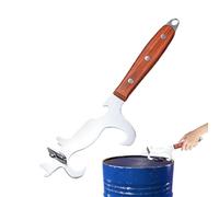 Abridor de tapa de cubo, llave manual resistente, construcción sólida con mango antideslizante, transmisión óptima de la fuerza de palanca, facilita el levantamiento, para cubos industriales y