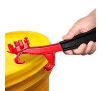 Abridor de tapa de cubo resistente, removedor de tapa de metal para cubos, herramienta de llave multifunción para uso doméstico e industrial, herramienta de cubo de fácil apertura para contenedores de