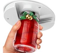 Abridor de tarros de tapa debajo del gabinete, para manos débiles y personas mayores con artritis, resistente, permite desenroscar fácilmente la tapa de cualquier tamaño, abrelatas y botellas sin