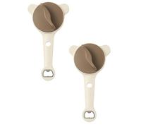 Abridor de tarros multiusos 4 en 1, abridor de botellas ajustable de tres garras con dientes antideslizantes, herramienta de tapa de varios tamaños para tarros, latas, botellas de vino, ayudante de