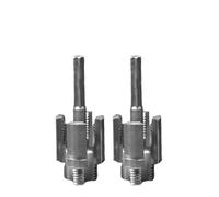 Abridor de Tuberías de Agua Herramienta for cortar roscas de tuberías, herramienta roscado externa interna integrada, Kit enhebrado PVC Compatible con taladro eléctrico(2PCS Mix)