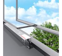 Abridor de ventana eléctrico de 24 V CC, actuador automático para tolva y tragaluces de 300 mm, aleación de aluminio, perfecto para automatización del hogar y sistemas de ventanas inteligentes