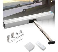 Abridor de ventanas automático, recorrido de 300 mm a 1000 mm, abridor de ventanas eléctrico con cadena, con interruptor de pared y control remoto, para tragaluces, invernaderos y respiraderos de te