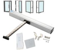 Abridor de ventanas automático (recorrido de 300 mm a 800 mm), abridor de ventanas eléctrico con cadena, con interruptor de pared y control remoto, abridor/cierraventanas motorizado, para ventanas d