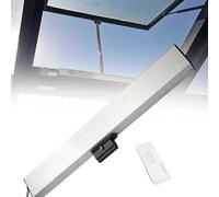 Abridor De Ventanas Eléctrico Con Cadena, 24 V, Recorrido De Apertura Automático, 400 Mm, IP32 Resistente Al Agua, Carga Máxima 600 N, Sensor De Lluvia Y Control Remoto, Cadena Doble,400mm