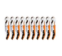 Abridor de Vino Camarero Corcho, Bisagras de Acero Inoxidable Camarero de Restaurante Corcho, Sumiller, Llave de Vino del Barman (red 10 pieces)
