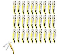 Abridor de Vino Camarero Corcho, Bisagras de Acero Inoxidable Camarero de Restaurante Corcho, Sumiller, Llave de Vino del Barman (yellow 30 pieces)