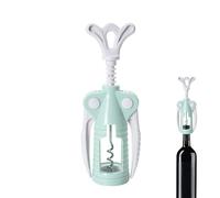 Abridor de vino con sacacorchos de ala,Sacacorchos de ala,Abridor de vino multifuncional de doble - Tornillo de corcho multifuncional Manual para camarero, hogar, cocina, Bar, accesorio para