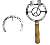 Abridor de vino de herradura montado en la pared, abrebotellas rústico de hierro fundido para cocina y bar en casa, decoración vintage de granja, regalo para los amantes del vino