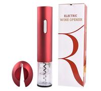 Abridor de vino eléctrico automático, abridor de botellas de vino eléctrico inalámbrico con cortador de aluminio, sacacorchos recargable, sacacorchos, mango fácil de usar, accesorios de vino para