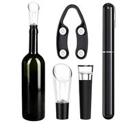 Abridor de vino manual, sacacorchos simple y portátil - Abrebotellas de vino con bomba de aire, para uso en el hogar, cocina, bar, boda, restaurante, apartamento, celebraciones