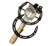 Abridor de vino montado en la pared, sacacorchos rústico de 20 cm, herramienta de barra de granja occidental, mango de metal vintage, accesorio decorativo de apertura de vino para cocina, hogar, bar