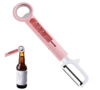 Abridor de vino | Sacacorchos ergonómico con fácil manejo | Accesorio pelador de patatas | para viajes, camping, picnic, barbacoa, restaurante, regalo para mujeres, hombres, adolescentes