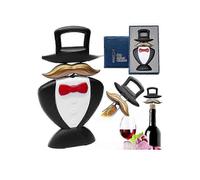 Abridor de vino y sacacorchos de dos puntas 3 en 1 Ah So para corchos viejos y frágiles: fácil de descorchar para entendidos (2025)