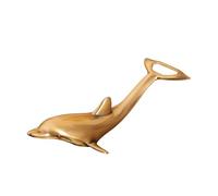Abridor Dorado de Metal Marino Forma Botellas de Mamífero | Aleación de Zinc, para Bar y Fiesta, Diseño Adorable y Práctico, Sacacorchos Eléctrico Recargable USB