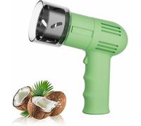 Abridor eléctrico de coco con batería de 2000 mAh, arranque con un botón, cubierta retráctil, fácil de limpiar, calibre de 6 cm para tiendas de frutas y supermercados