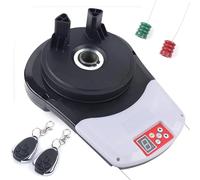 Abridor eléctrico de puerta de garaje con control remoto, sistema automático de persiana enrollable, motor integrado con luz LED, fuerza de elevación 800N