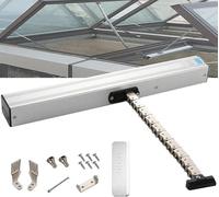 Abridor eléctrico de ventana, actuador de cadena con control remoto, sensor de lluvia, diseño silencioso de doble capa, par de torsión de 600 para tragaluces y rejillas de ventilación de techo