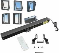 Abridor eléctrico de ventana automático, dispositivo de apertura de ventana de 300 mm, cierre inductivo de elevación, ideal para tragaluces e invernaderos, fácil instalación, actualización inteligente