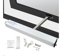 Abridor eléctrico de ventana, carrera de 300 mm a 800 mm, control remoto e interruptor, doble cadena, bajo ruido, fuerza de 400 N, a prueba de robos, para ventanas de techo e invernaderos
