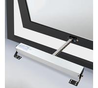Abridor eléctrico de ventana con accionamiento de cadena, funcionamiento silencioso, fuerza de cierre de 400 N, carrera ajustable, control remoto e interruptor, perfecto para tragaluces e invernaderos