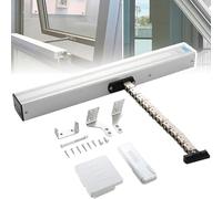 Abridor eléctrico de ventana con cadena con mando a distancia automático, distancia de viaje de 300 mm a 1000 mm, perfecto para tragaluces y ventilaciones, incluye accesorios de instalación