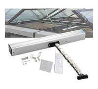 Abridor eléctrico de ventana con cadena para tragaluces - Control remoto e interruptor manual para ventilación de techo de invernadero - Abridor de ventana auxiliar para una fácil gestión del flujo de