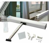 Abridor eléctrico de ventana con cadena para ventilación, control remoto e interruptor de 24 V, carrera de 300 mm a 700 mm para invernaderos y ventanas de techo