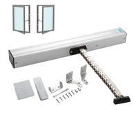 Abridor eléctrico de ventana de cadena, actuador automático de 24 V con control remoto, carrera de 300-1000 mm para ventilación de techo de invernadero de tragaluz
