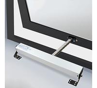 Abridor eléctrico de ventana de cadena de 24 V CC con control remoto, tragaluz motorizado, carrera ajustable 300-900 mm, clasificación IP32, ideal para soluciones de ventilación de invernaderos