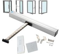 Abridor eléctrico de ventana de cadena de 24 V con control remoto e interruptor, ventilación automática de tragaluz e invernadero, fácil instalación para automatización del hogar y el jardín