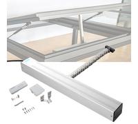 Abridor eléctrico de ventana silencioso, accionador de cadena para tragaluces invernaderos, control remoto, ventilación eficiente, flujo de aire