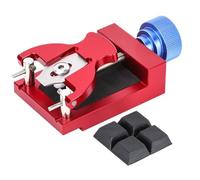 Abridor, herramienta de extracción de cubierta trasera para bisel y reparación de anillos, dispositivo de metal rojo con almohadilla para pies