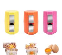 Abridor y Pelador de Cáscara de Huevo 3 Piezas, Rompedor Manual de Huevos Crudos, Herramienta de Cocina Creativa