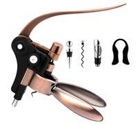 Abrificador De Vino Manual,Juego de Sacacorchos con Cabeza de Conejo para Vino | Juego De Abridor De Botellas Manual | Para Hogar Bar Bodas Fiestas Cocina Cerveza Y Champagne