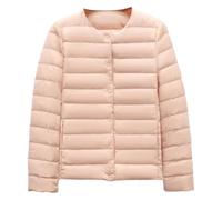 Abrigo acolchado cálido para mujer, ajuste delgado, con botones frontales | Abrigo acolchado para mujer, jeans, leggings, suéteres, pantalones, faldas casuales, trajes diarios, capas de viaje, mandados