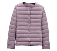 Abrigo acolchado cálido para mujer, ajuste delgado, con botones frontales | Abrigo acolchado para mujer, jeans, leggings, suéteres, pantalones, faldas casuales, trajes diarios, capas de viaje, mandados