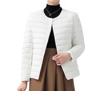 Abrigo acolchado cálido para mujer, ajuste holgado, con botones frontales | Jeans, leggings, suéteres, camisetas de manga larga, pantalones, faldas informales, uso diario, fácil de usar en capas