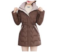Abrigo Acolchado Corto Mujer Anorak Esqui Mujer Abrigo Cuadros Chica Parka Abrigada Mujer Chaquetas De Cuero para Mujer Abrigo con Gorro Mujer Parka De Lana Mujer Chaqueta Chaleco Mujer Abrigo PañO